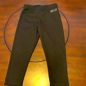Justice Capri Length Leggings